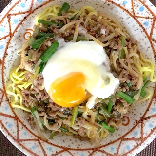 台湾風焼きそば☆辛さ控えめ☆ピリ辛混ぜそば